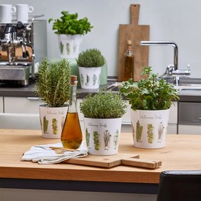 Ghivece din ceramică 2 buc. pentru plante aromatice ø 14 cm Dalllas Culinary - Big pots