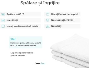 Prosop de maini Classic mic 30x50 cm galben, 100% bumbac