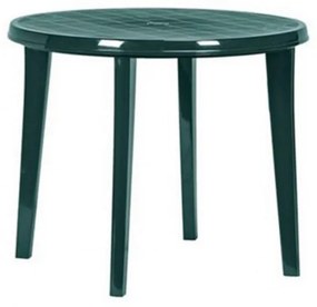 Masă de grădină din plastic Lisa, verde închis