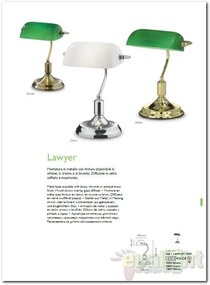Veioza, lampa de masa LAWYER TL1 OTTONE 013657