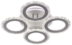 Lustră LED aplicată dimabilă LED/55W/230V 3000-6500K + telecomandă