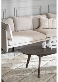 Măsuță de cafea maro închis cu aspect de lemn de stejar 65x130 cm Yumi – Rowico