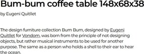 Masuta cafea de exterior / interior design ultra-modern premium BUM-BUM