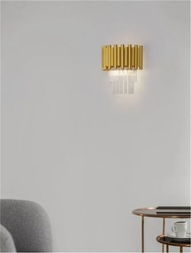 Aplica de perete design elegant MAGNOLIA aurie