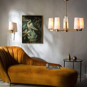 Candelabru elegant cu 5 brate VINCENZA alama periata