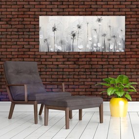 Tablou - Păpădii, pictură (120x50 cm)