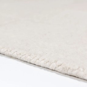 Covor fildeș țesut manual din lână 200x290 cm Checkerboard – Flair Rugs