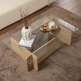 Măsuță de conferință Flavio Honey Oak
