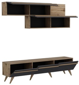 Mobilier living Amstel (antracit + Nuc). 1088821