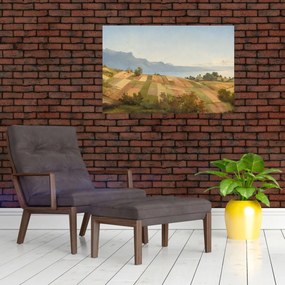 Tablou - Alexandre Calame, Swiss Landscape, reproducere (90x60 cm)