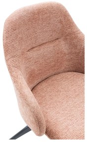 Set de scaune de sufragerie maro deschis cu cotiere 2 buc. tapițat Tamara – Marckeric