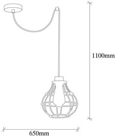 Lustra Tellini - MR - 1002 Negru