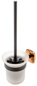 Perie WC FDesign Merida negru - rose gold