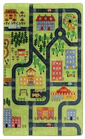 Covor copii Green Small Town 100 x 160 cm