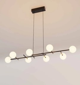 Lustra design Art Deco cu 8 surse de lumina CELLAR