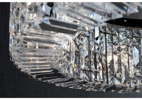 Lustra cristal Asfour design modern de lux Ring 110cm chrome plated