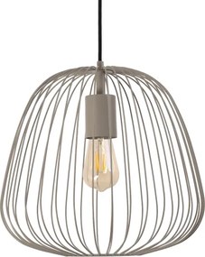 Candelabru pe cablu OVELLA, 1xE27/15W/230V, Ø36 cm, bej