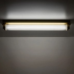 Aplica de perete LED smart cu telecomanda COMO alama periata