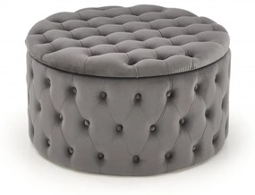 Taburet Nunez gri H40 cm