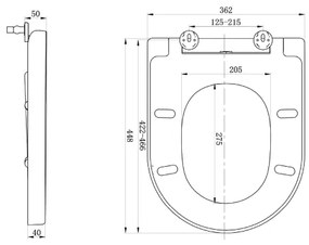 Sapho - Capac WC LISA SoftClose alb