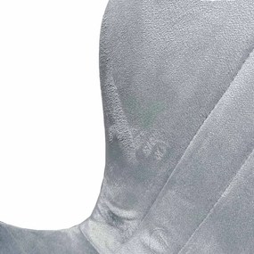 RESIGILAT - Scaune living din catifea BUC 248U gri