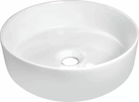 Lavoar pe blat Deante Silia alb 36cm