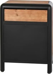 Noptiera din lemn de pin si metal " Wood "