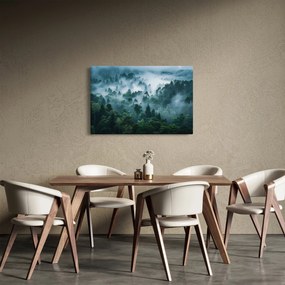Tablou - Pădure în Ceață (90x60 cm)