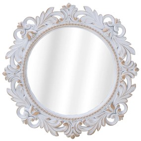 Oglinda decorativa InArt Lucille, Ø50 cm, plastic/sticla, auriu
