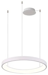 Lustra LED cu telecomanda design circular AGNES 78 DIMM CCT SWITCH WH
