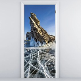 Fototapet pentru ușă - Stâncă de gheață (95x205cm)