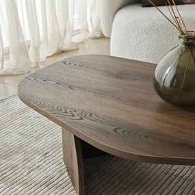 Măsuță de conferință Rock Walnut