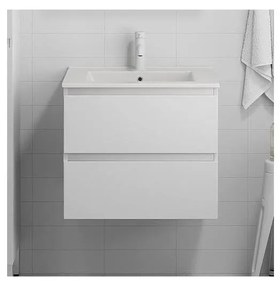 Dulap de baie cu lavoar KENWOOD, 61 cm, stejar