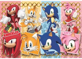 Sonic Ariciul Puzzle maxi Clementoni cu 60 piese