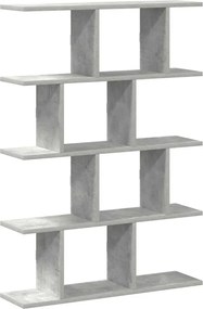 vidaXL Raft cubic perete cu 12 compartimente gri beton lemn prelucrat