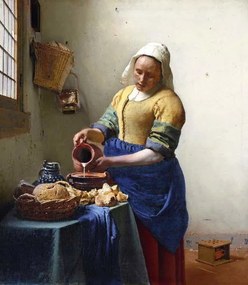 Reproducere The Milkmaid, c.1658-60, Jan (1632-75) Vermeer