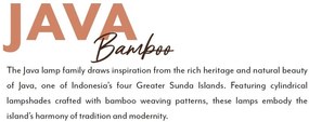 Lampa de masa Eco din Bambus Java GU10, natural