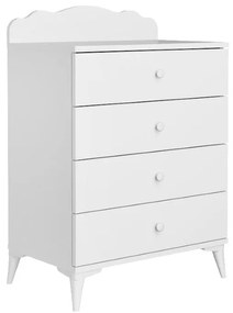 Set de mobilier pentru camera bebelusului Sansa Buyuyen - White, Alb, 95x67x175 cm