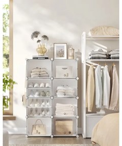 Raft modular cu compartimente BOXIFY, alb