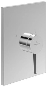 Baterie dus incastrata Villeroy&Boch Conum crom lucios fara corp ingropat