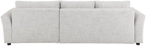 Colțar extensibil cu ladă de depozitare Leon Grey 260x182 cm