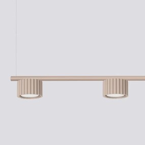 Sollux SL.2702 - Lustră suspendată pe cablu AURA 4xGX53/10W/230V taupe