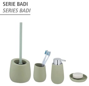 Dozator din ceramică pentru săpun Wenko Badi, verde