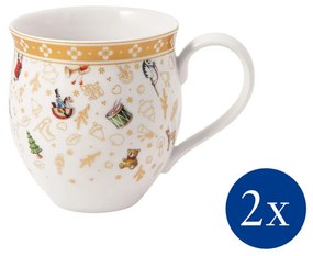 Set căni de Crăciun, ediție anuală, set 2 buc, colecția Toy's Delight - Villeroy & Boch