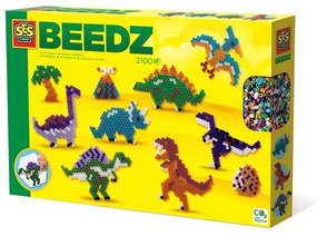 Set creativ Beedz - Margele de calcat Lumea dinozaurilor