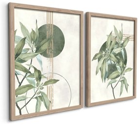Tablouri 2 buc. 30x40 cm Green – Styler