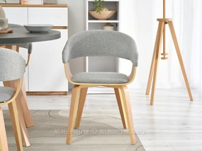 Scaun Renzo (gri + stejar). Promo -27%. 1111262