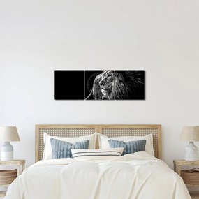 Tablou - Leu (cu ceas) (90x30 cm)