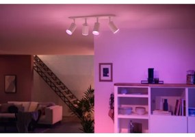 Spot LED RGBW dimabil Philips Hue FUGATO 4xGU10/4,2W/230V alb