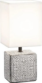 Ideal Lux - Lampă de masă KALI 1xE14/40W/230V alb/gri